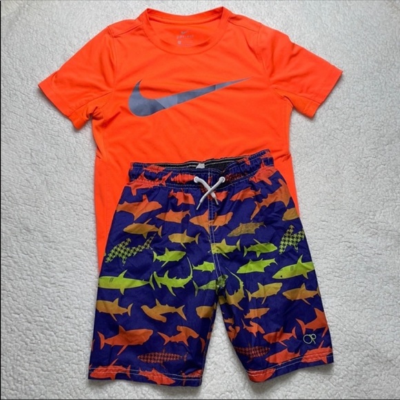 Swim Kids OP & Nike Swim Beach Pool Set Shark - Picture 3 of 9